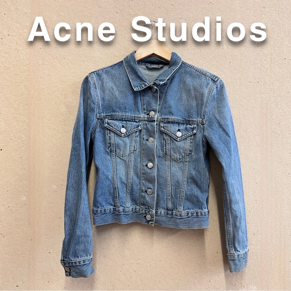 Acne Studios Fitted Denim Jacket